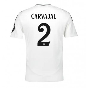 Real Madrid Daniel Carvajal #2 Domaci Dres 2024-25 Kratak Rukavima